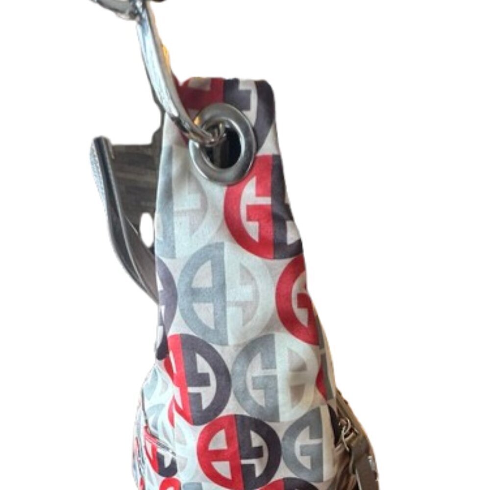 Giani Bernini Red, Monogram print crossbody bag NWOT - Picture 2 of 4